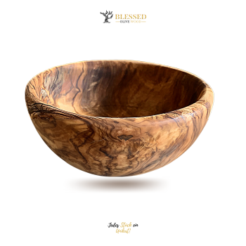 Blessed Olive Wood Müslischale aus Olivenholz