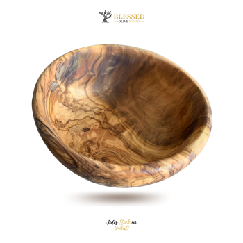 Blessed Olive Wood Müslischale aus Olivenholz