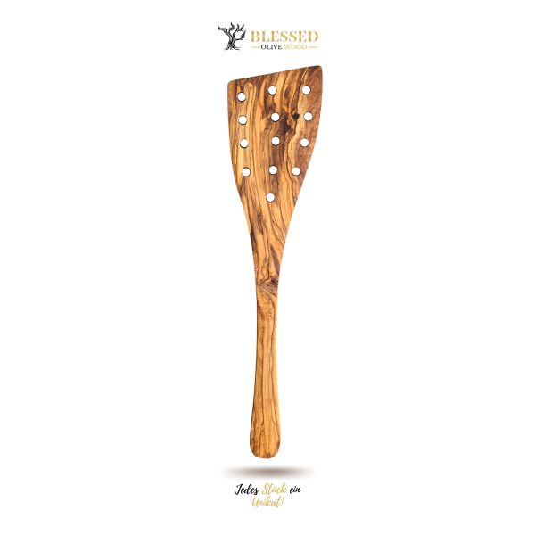 Blessed Olive Wood Küchenhelfer Set 4 tlg aus Olivenholz