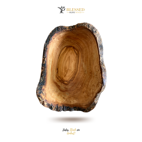 Blessed Olive Wood Snack Schale aus Olivenholz
